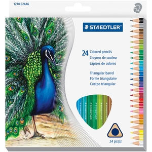 Staedtler Mars GmbH & Co. 1270C24A6 Tradition Colour Pencil Set, 24-Piece, Multi by Staedtler