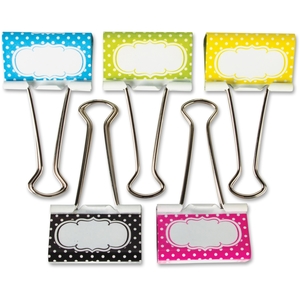 TEACHER CREATED RESOURCES 20667 Clip, Metal, 2"Wx1"Lx3-3/5"H, 5 Ea/Pk, Mi by Teacher Created Resources