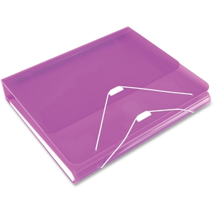 Genuine Joe 10124 Samsill Duo Binder 2-in-1 Organizer Orchid 1in Bulk by Samsill