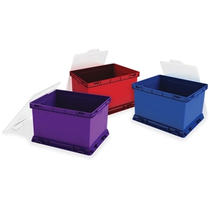 Storex 62012U03C Plastic Storage Cube, 14-1/4"X17-14"X10-1/2", 3/St, Ast by Storex