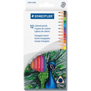 Staedtler Mars GmbH & Co. 1270C12A6 Tradition Colour Pencil Set, 12-Piece, Multi by Staedtler