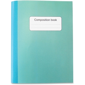 Sparco Products 36127 Comp Notebook, 7-1/2"X10", 80Shts, 15Lb, Blue/Green by Sparco