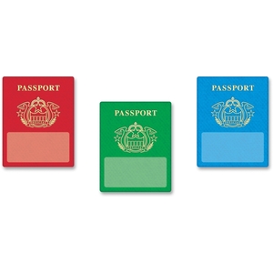 TREND ENTERPRISES, INC. 10980 Accents, Passports, Variety, 36 Ea/Pk, Mi by Trend