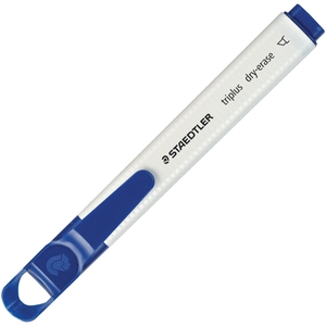 Staedtler Mars GmbH & Co. 35713 Triplus Dry-Erase Markers, Chisel Tip, 10/Bx, Blue by Staedtler