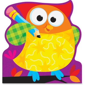 TREND ENTERPRISES, INC. 72076 Note Pad, Owl-Stars, 5"Wx5"H, 50 Sh/Pd, Mi by Trend