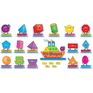 TREND ENTERPRISES, INC. 8270 Set, Bb, Ship Shapes And Colors, 45, Mi by Trend