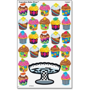 TREND ENTERPRISES, INC. 46327 Stickers, Cupcakes, Acid-Free, 200 Ea/Pk, Mi by Trend