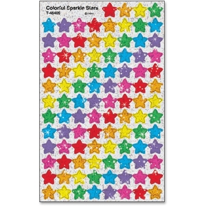 TREND ENTERPRISES, INC. 46405 Stickers, Colorful Stars, 400 Ea/Pk, Mi by Trend