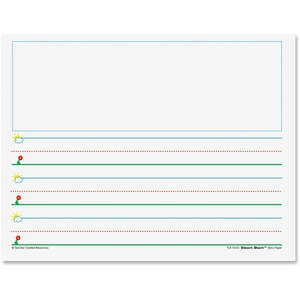 TEACHER CREATED RESOURCES 76513 Writing Paper, 8-1/2"Wx1-3/5"Lx11"H, 360 Sh/Pk, We by Teacher Created Resources