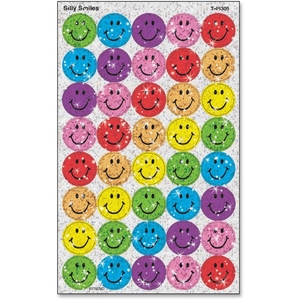 TREND ENTERPRISES, INC. 46305 Stickers, Silly Smiles, 160 Ea/Pk, Mi by Trend