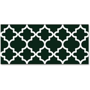 Border, Moroccan, 35-3/4'Wx2-3/4"H, Bk/W by Trend