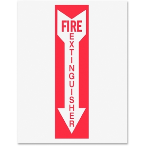 Tarifold, Inc P1949FE Safety Sign Inserts-Fire Extinguisher, Red/White by Tarifold