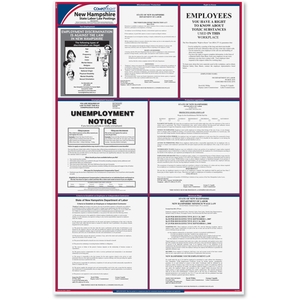 TFP Data Systems E10NH New Hampshire State Labor Law Poster, Multi by TFP ComplyRight