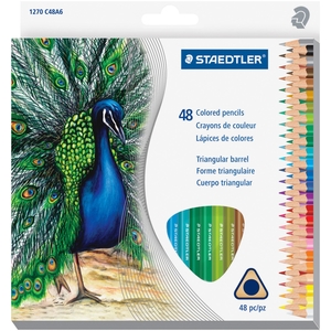 Staedtler Mars GmbH & Co. 1270C48A6 Tradition Colour Pencil Set, 48-Piece, Multi by Staedtler