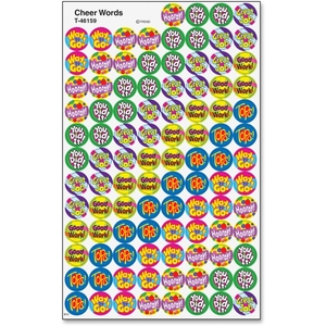 TREND ENTERPRISES, INC. 46159 Stickers, Cheer Words, Acid-Free, 800 Ea/Pk, Mi by Trend