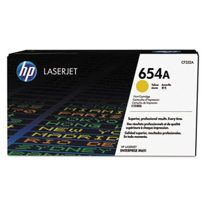 Hewlett-Packard CF332A CF332A (654A) Toner, 15000 Page-Yield, Yellow by HEWLETT PACKARD