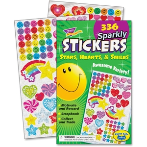 TREND ENTERPRISES, INC. 5005 Stickers, Stars Hearts Smiles, 336 Ea/Pd, Mi by Trend