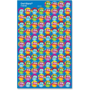 TREND ENTERPRISES, INC. 46194 Stickers, Owl-Stars, Acid-Free, 800 Ea/Pk, Mi by Trend