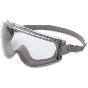 Honeywell International, Inc S3960C Uvex Stealth Antifog, Antiscratch, Antistatic Goggles, Clear Lens, Gray Frame by Uvex