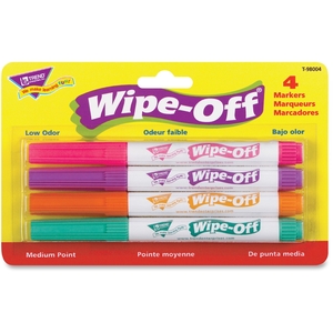 TREND ENTERPRISES, INC. 98004 Markers, Wipe-Off, Bright Colors, 4 Ea/Pk, Mi by Trend