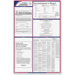 TFP Data Systems E10CT Conneticust State Labor Law Poster, Multi by TFP ComplyRight