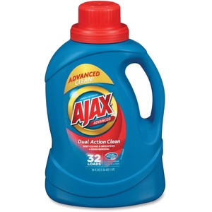 Colgate-Palmolive Company 49558 Liquid Laundry Detergent, Dual Action, Fresh Scent, 50 oz by AJAX