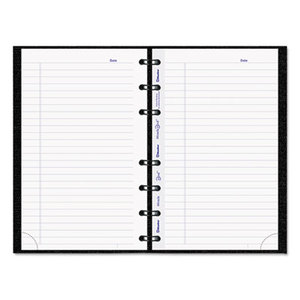 REDIFORM OFFICE PRODUCTS AF6150.81 MiracleBind Notebook, College/Margin, 8 x 5, White Paper, Black Cover, 75 Sheets by REDIFORM OFFICE PRODUCTS