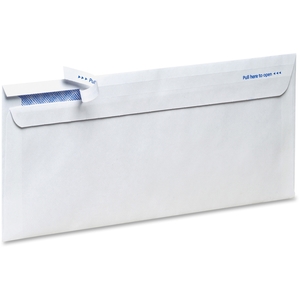 Security Envelope, No.10, Self Sealing, 100/Bx, White by TOPS