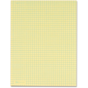 Quadrille Pad, 4 Sq/In, Med Weight, 50Sh, 12Pd/Pk, Ca by TOPS