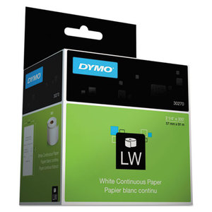 DYMO 30270 LabelWriter Continuous-Roll Receipt Paper, 2 1/2 x 300, White by DYMO