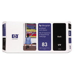 Hewlett-Packard C4960A C4960A (HP 83) UV Printhead & Cleaner, UV Black by HEWLETT PACKARD COMPANY