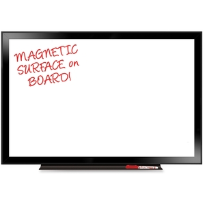 MEGA Brands, Inc CYF98 Magnetic Dry-Erase Board, 24"X36", Black/White by The Board Dudes