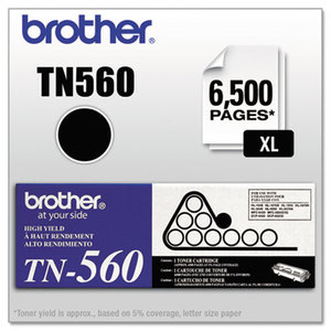 Brother Industries, Ltd TN560 TN560 High-Yield Toner, 6500 Page-Yield, Black by BROTHER INTL. CORP.