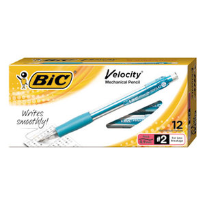 BIC MV11 BLK Velocity Mechanical Pencil, 0.9mm, Turquoise by BIC CORP.