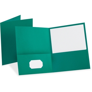 ESSELTE CORPORATION 57582 Oxford Twin Pocket Portfolio, 11Pt, 10/Pk, Teal by Oxford