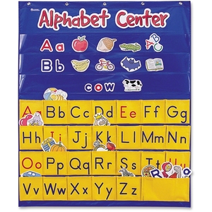 LEARNING RESOURCES/ED.INSIGHTS LER2246 LEARNING RESOURCES LER2246 ALPHABET INTERACTIVE POCKET CHART by Learning Resources