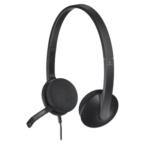 Logitech 981-000507 USB Headset, Plug-And-Play, Black by Logitech