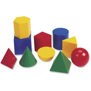 LEARNING RESOURCES/ED.INSIGHTS 0922 Shapes,Lg Geometric Plastic by Learning Resources