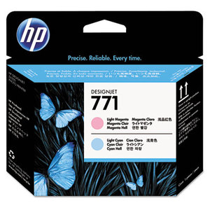 Hewlett-Packard CE019A CE019A (HP 771) Printhead, Light Magenta, Light Cyan by HEWLETT PACKARD