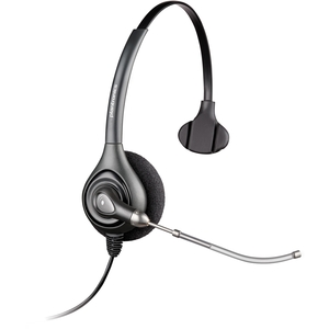 Plantronics, Inc HW251 Monaural Headset,Adjust Headband, Quick Disconnect, Gray by Plantronics