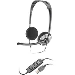Plantronics, Inc 81962-21 The Plantronics (81962-21) AUDIO 478, USB PC Headset,US - Black - This headset's simple design lets you easily place Skype calls and features 3 in-line control buttons for volume adjustment and muting. Built-in DSP enhances audio and enables echo cancella by Plantronics