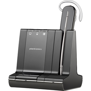 Plantronics, Inc SAVI740 Headset, Wireless, Convertible, Black/Silver by Plantronics