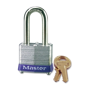Master Lock, LLC 3DLF Long Shackle Padlock, w/ 1-1/2" Shackle, Rust-Proof by Master Lock