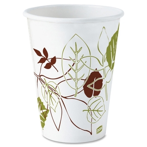 Georgia Pacific Corp. 2342WSCT Hot Cups, Polylined, 12oz., 500/CT, Pathways/White by Dixie