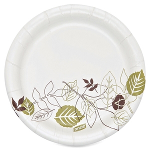 Georgia Pacific Corp. SXP6WSPK Paper Plate, 5-7/8", Med Weight, 125/PK, Floral Design by Dixie