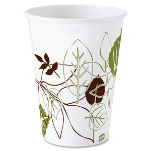 Georgia Pacific Corp. 2340PATHCT Hot Cups, Poly-Lined, 10oz., 1000/CT, Pathways/White by Dixie