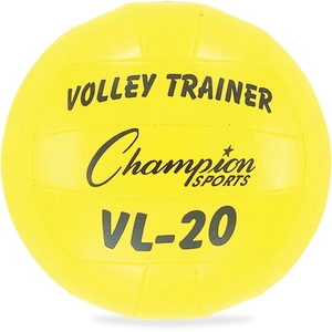 CHAMPION SPORTS VL20 Volleyball Trainer Size 8, 18-Panel, Yellow by Champion Sports