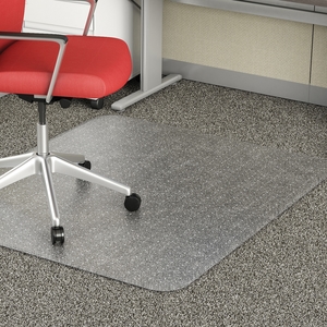 Lorell Furniture 02158 Chairmat, Rectangular, Low Pile, 46"x60", Clear by Lorell