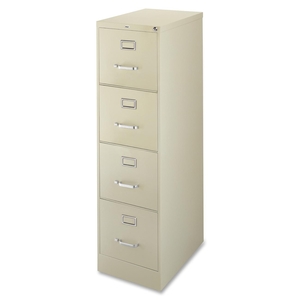 Lorell Furniture 42293 Vertical File, 22" Deep, Comm, 4-Dwr, 15"x22"x52", PY by Lorell