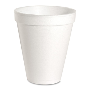 Foam Cups, 12 oz., 1000/CT, White by Genuine Joe